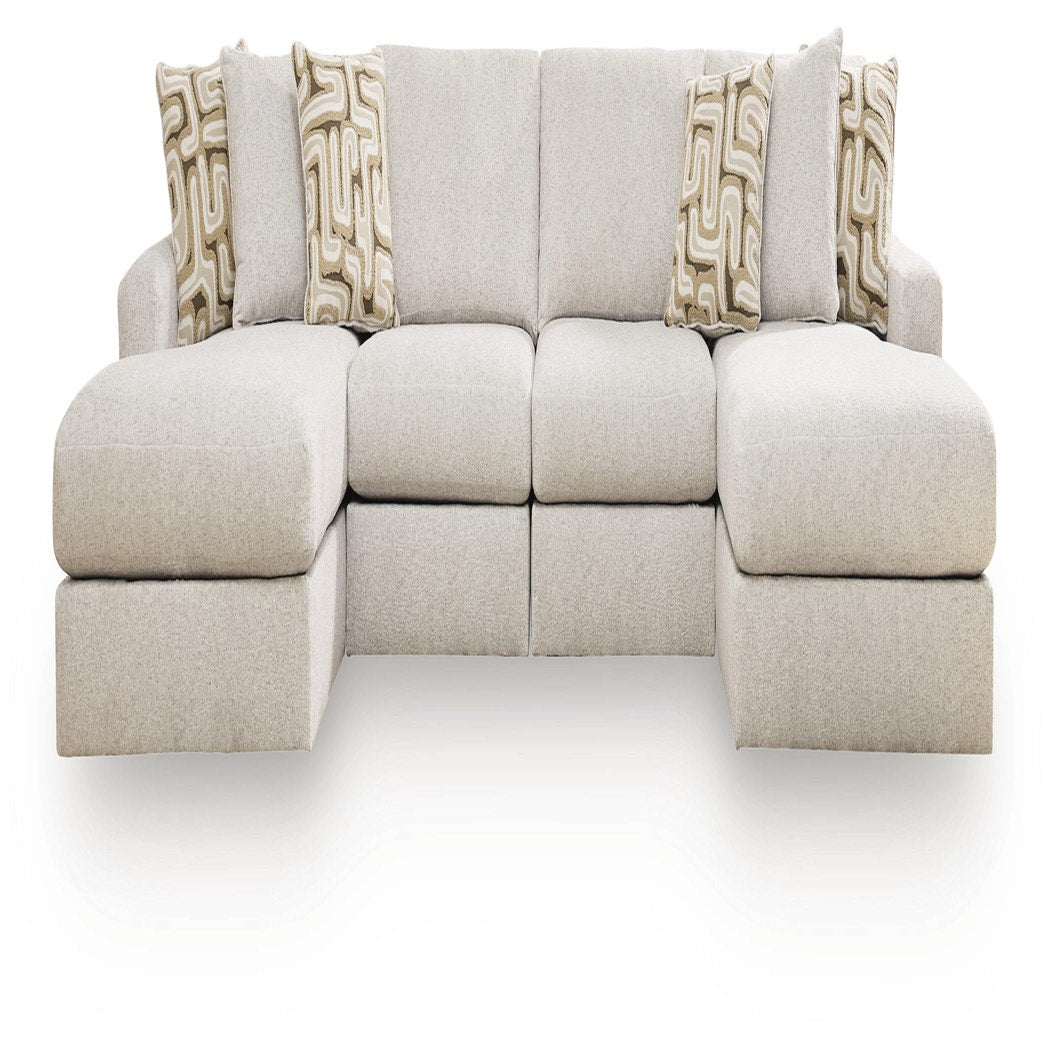 Kestrie 4-Piece Double Chaise Sectional (PC68706-SI)