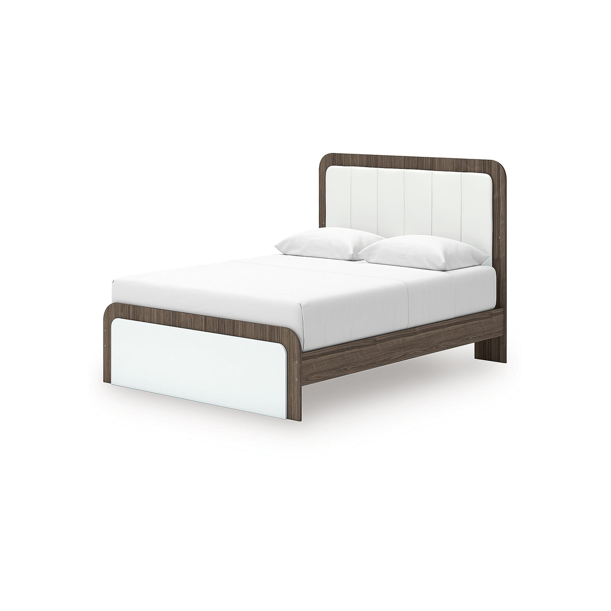Kendanport Queen Upholstered Bed, Dresser and Nightstand (PCB1108-SI) - Image 16