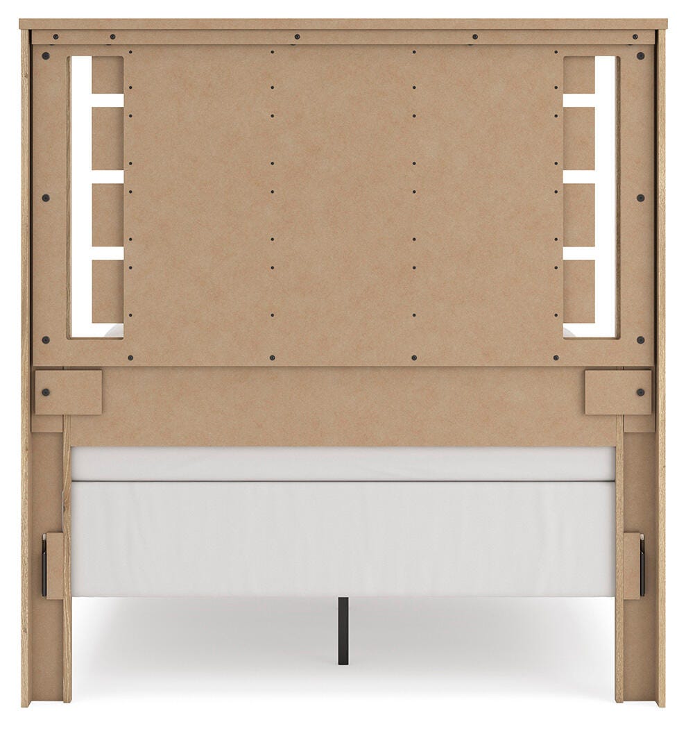 Brozmont Panel Bed, Dresser and Mirror (B1045-SI) - Image 12