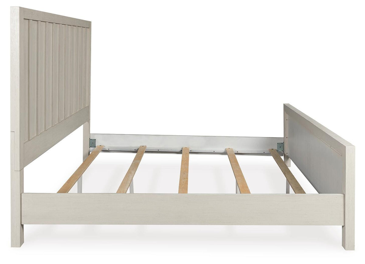 Shaybrock Panel Bed - Antique White  (B683-SI) - Image 2