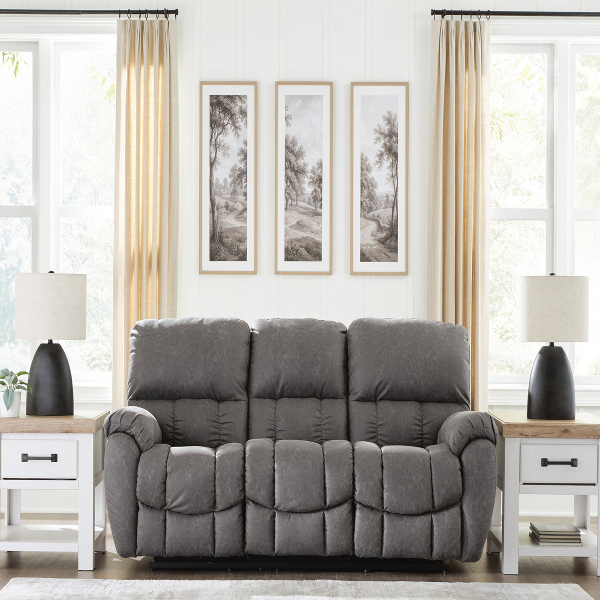 Bakerstein Power Reclining Sofa (PC12503-SI) - Image 2