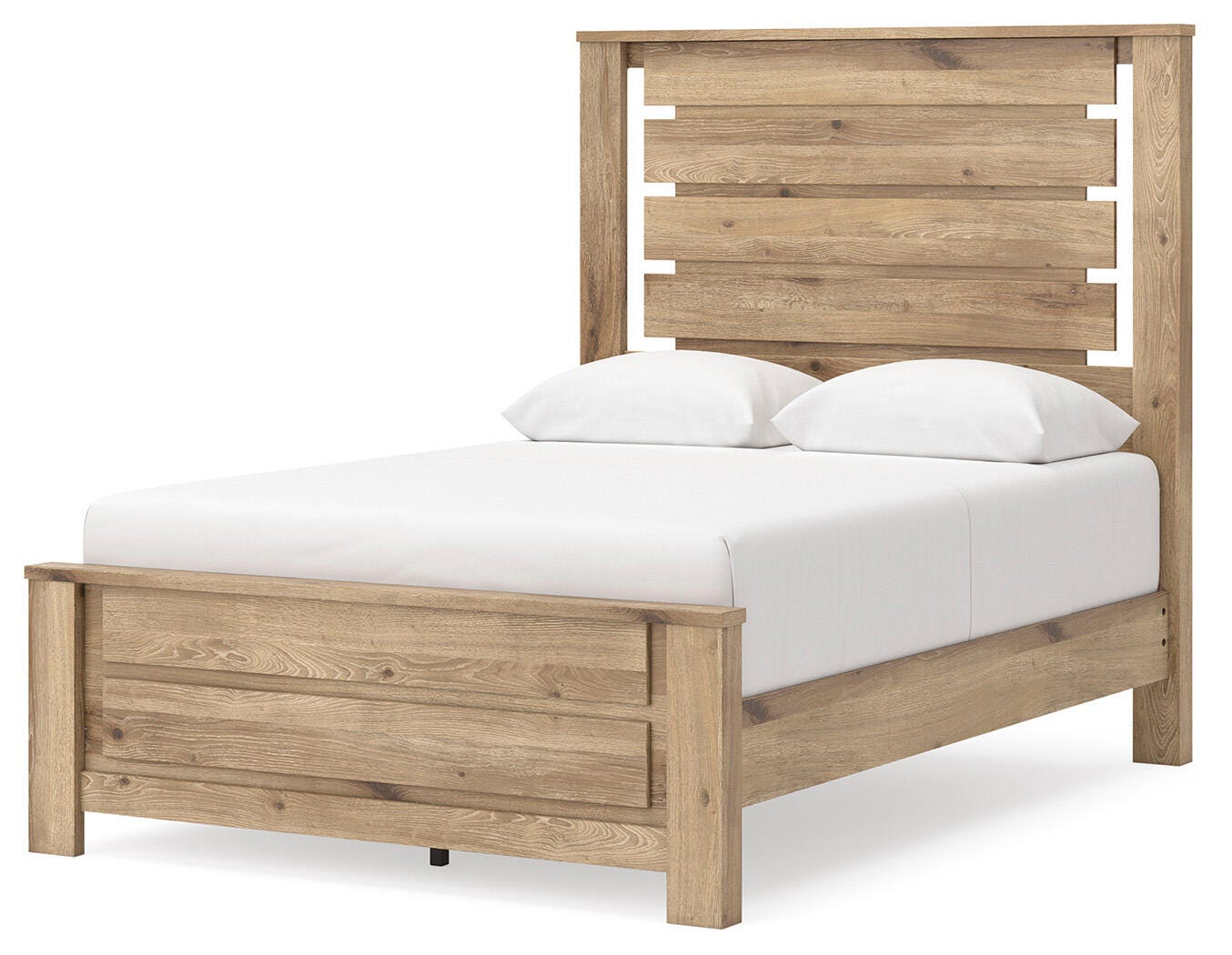 Brozmont Panel Platform Bed, Dresser and Mirror (B1045-SI) - Image 15