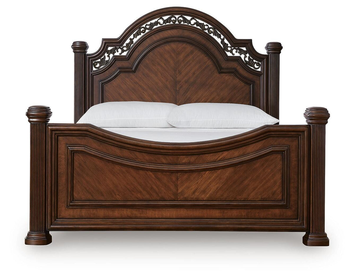 Lavinton Poster Bed, Dresser and Mirror (B764-SI) - Image 4