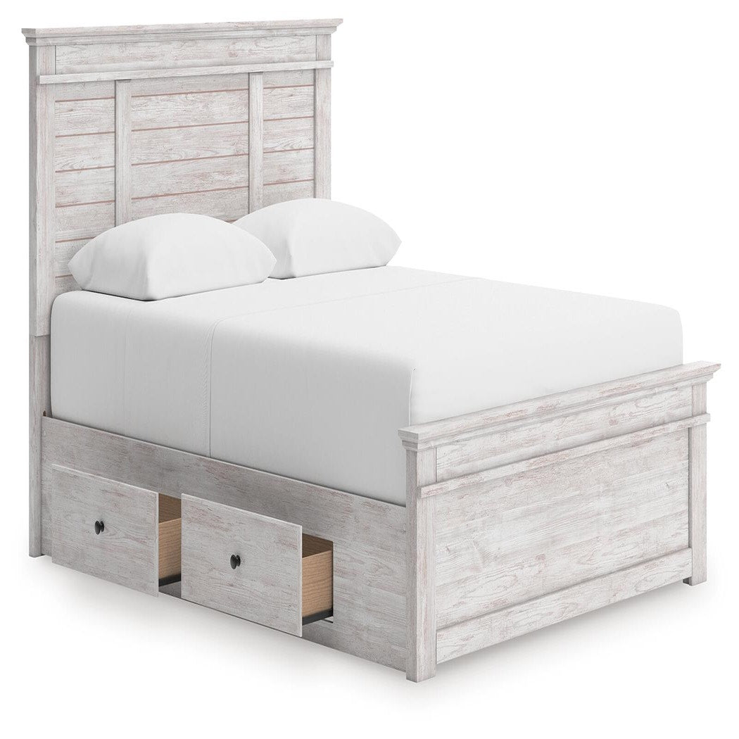 Makidern Queen Panel Storage Bed (PCB1171-SI) - Image 4
