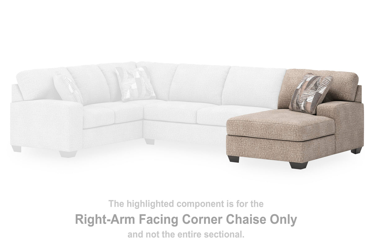 Newellen Left-Arm Facing Sofa with Corner Wedge (48404-SI) - Image 10
