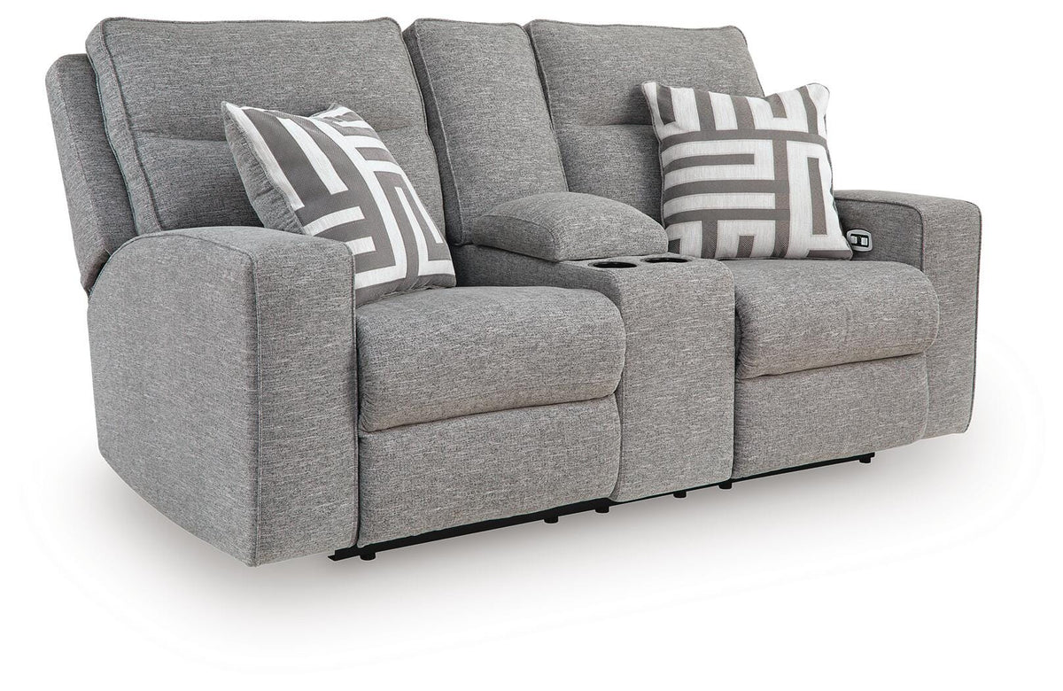 Biscoe Power Reclining Sofa, Loveseat and Recliner (90503-SI) - Image 3