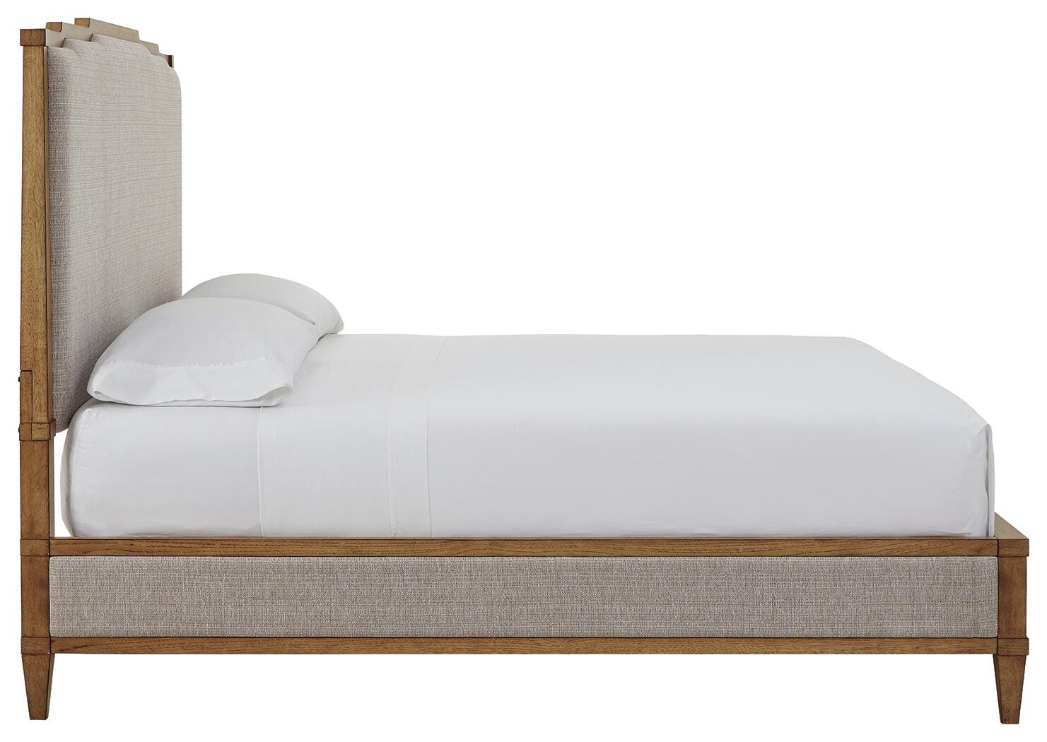 Sharlance Upholstered Panel Bed - Light Brown  (B895-SI) - Image 5