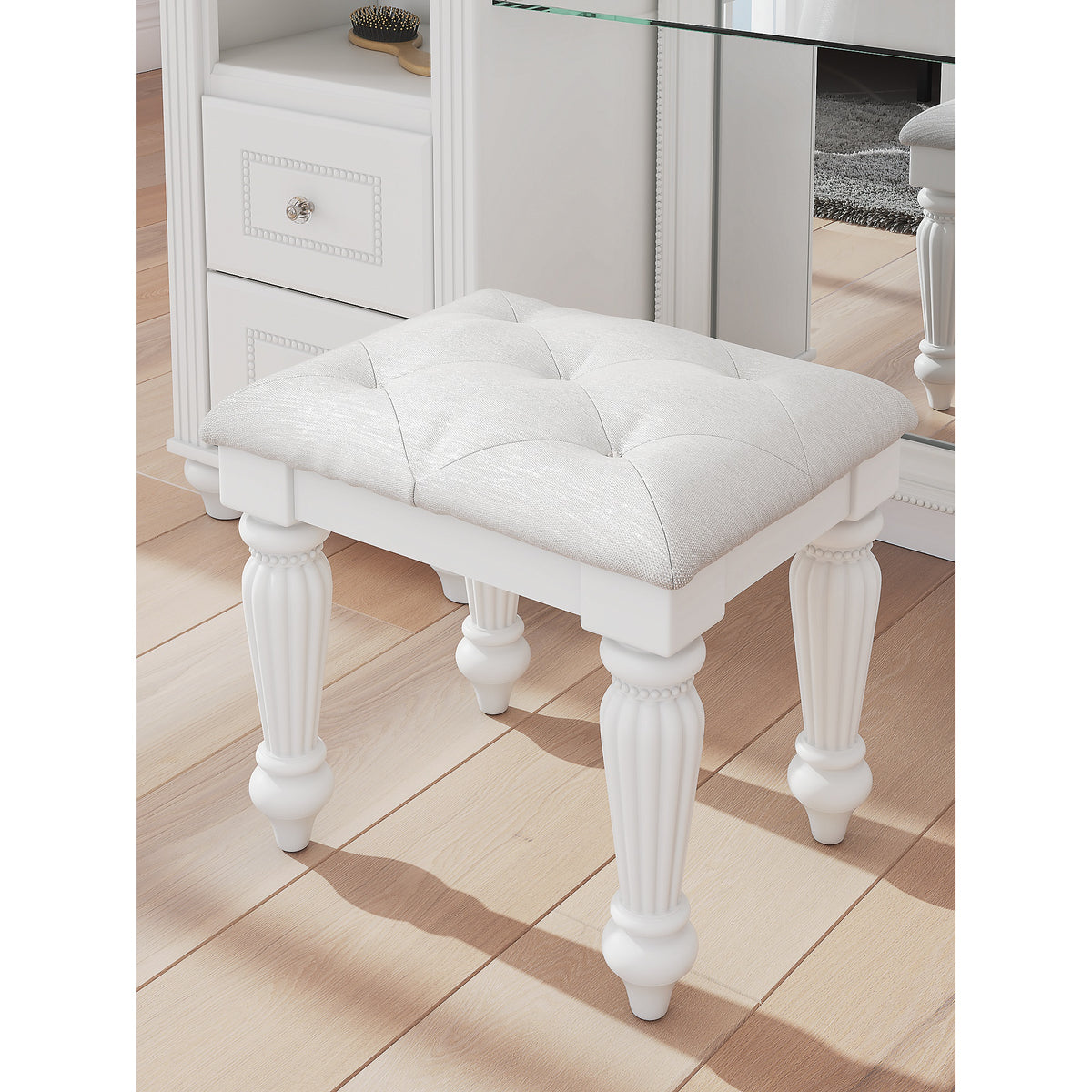 Kozlani Vanity Stool (PCB1819-SI) - Image 5