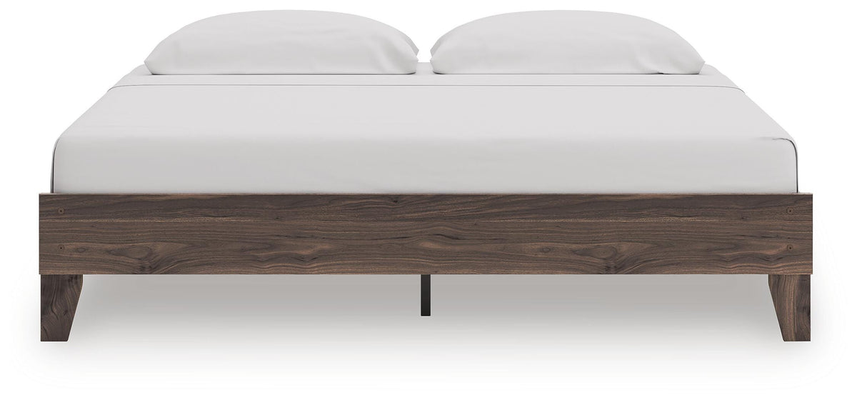 Calverson Platform Bed - Brown  (EB3660-SI) - Image 4