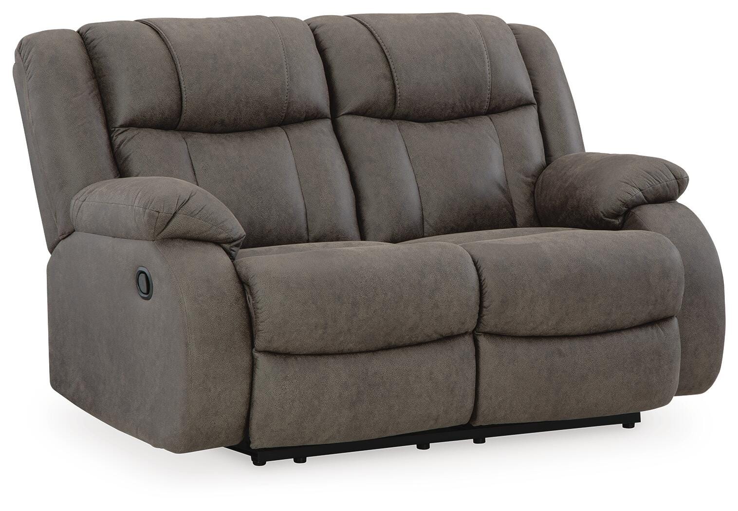First Base Reclining Sofa, Loveseat and Recliner (68804-SI) - Image 9