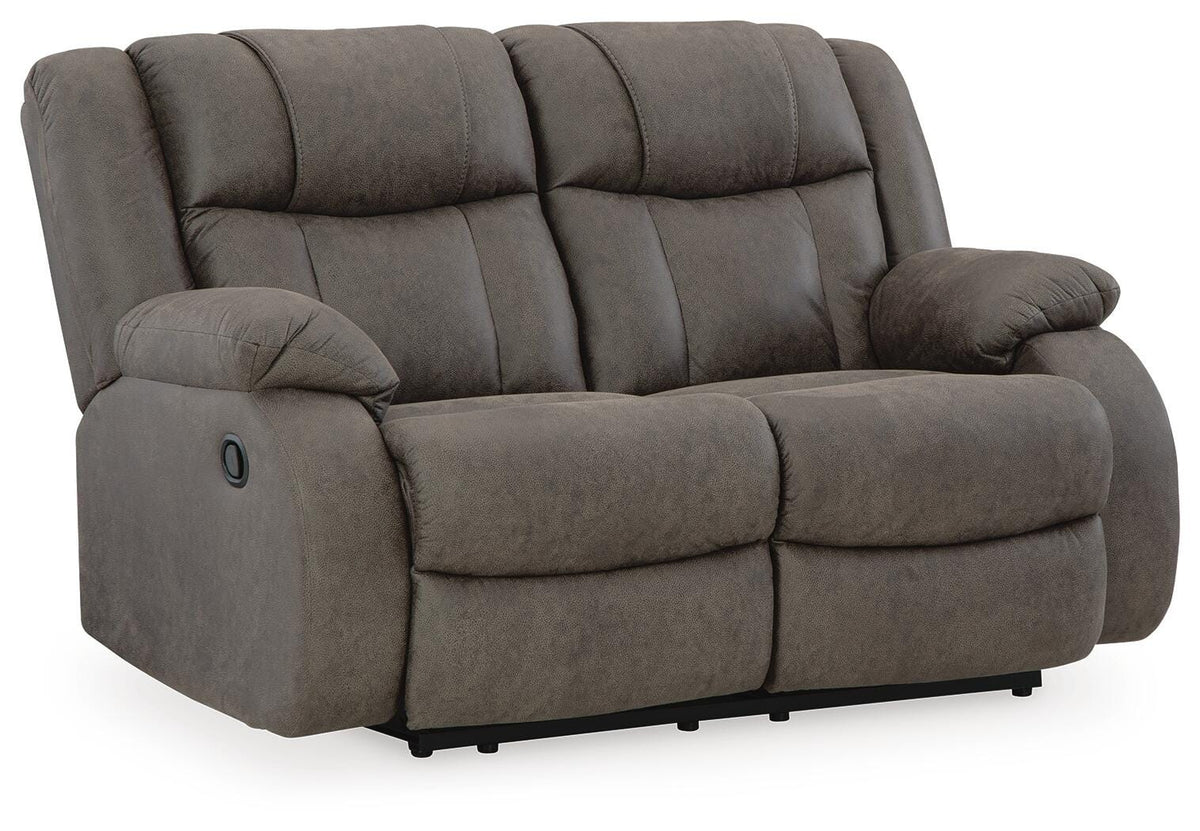First Base Reclining Loveseat and 2 Recliners (68804-SI) - Image 9