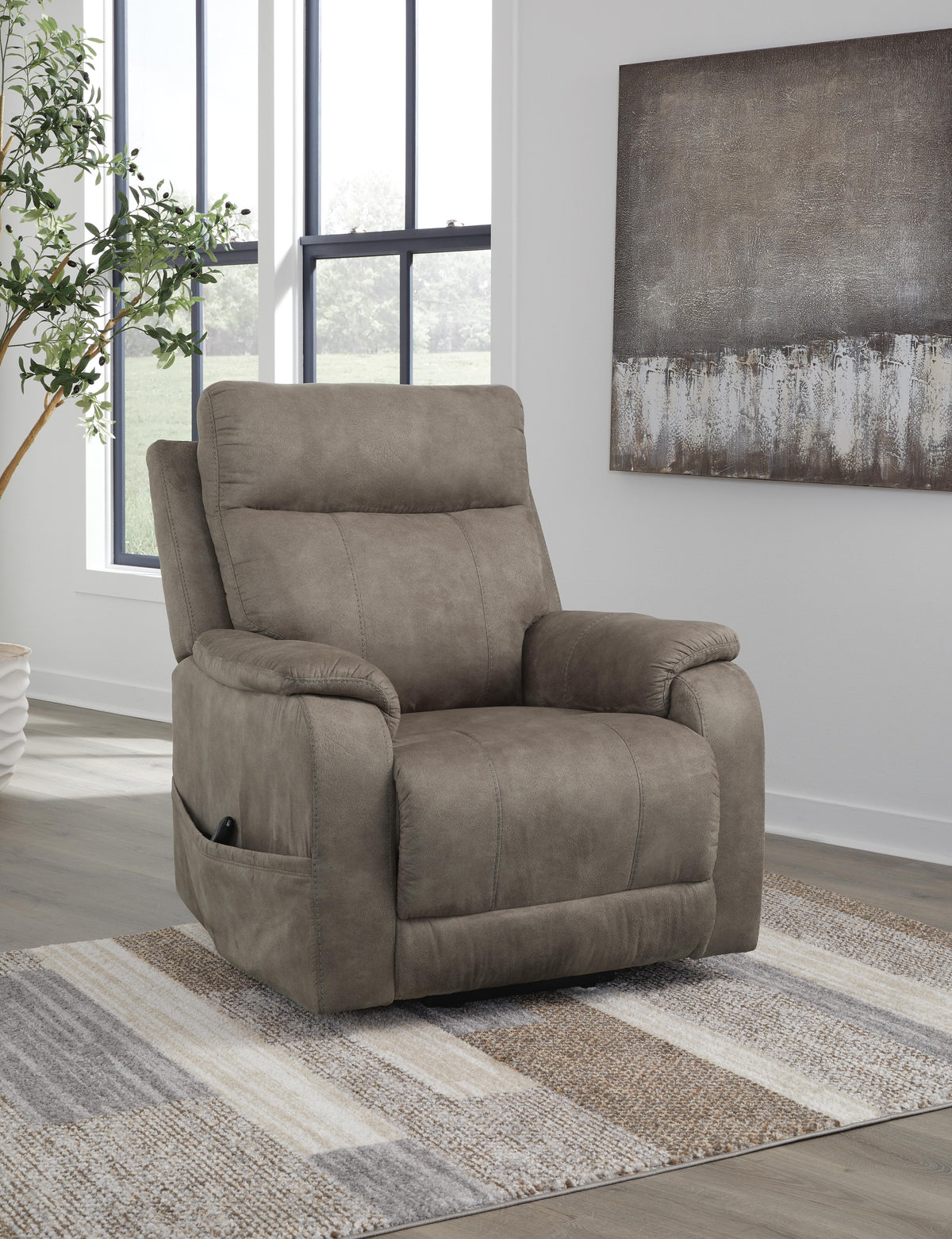 Crestmeade Power Lift Recliner (13503-SI) - Image 8