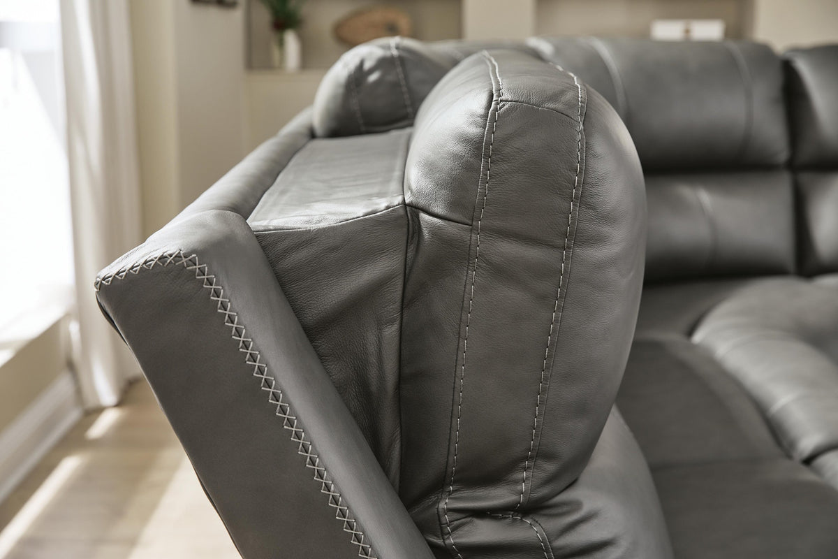 Bleckley 6-Piece Power Reclining Sectional (PCU12000-SI) - Image 3