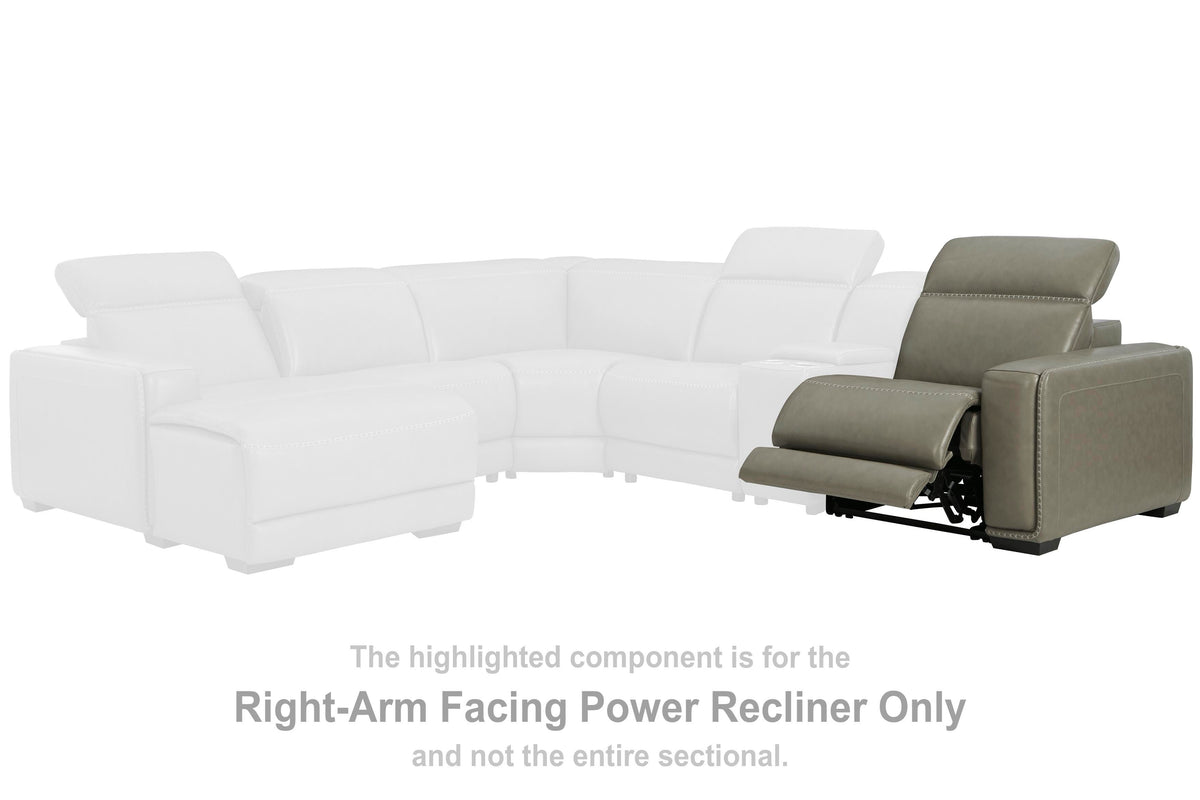 Correze Right-Arm Facing Power Recliner (U94202-SI) - Image 14