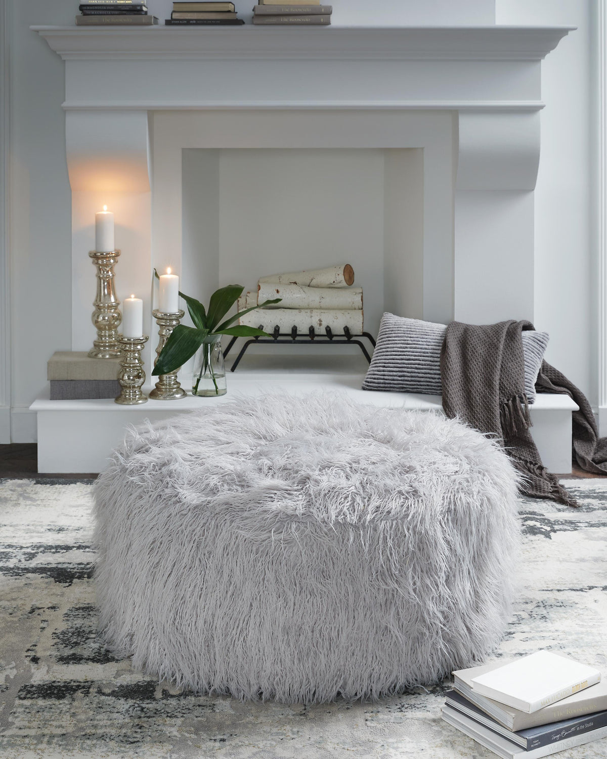 Galice Oversized Accent Ottoman (A3000333-SI) - Image 2
