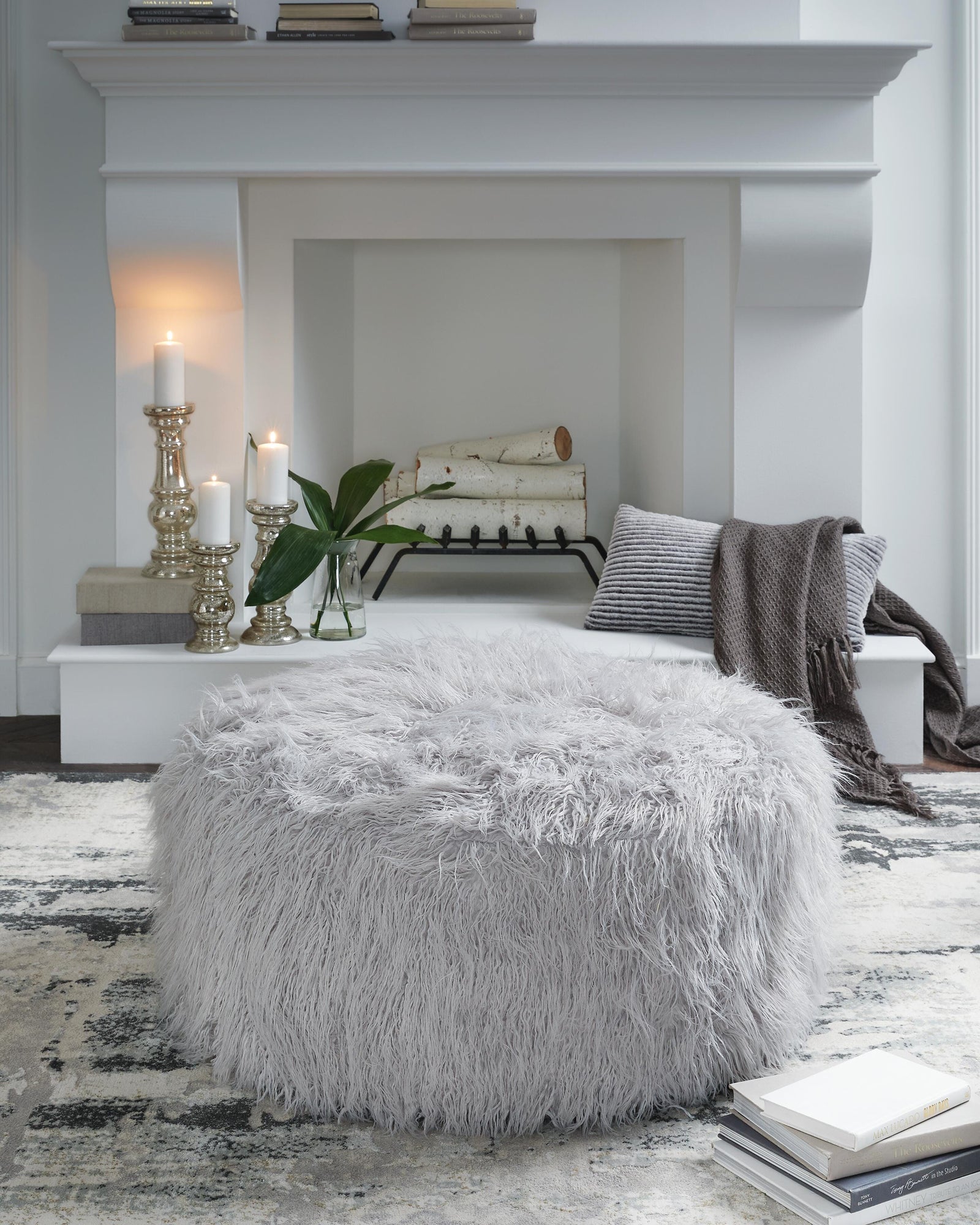 Galice Oversized Accent Ottoman (A3000333-SI) - Image 2