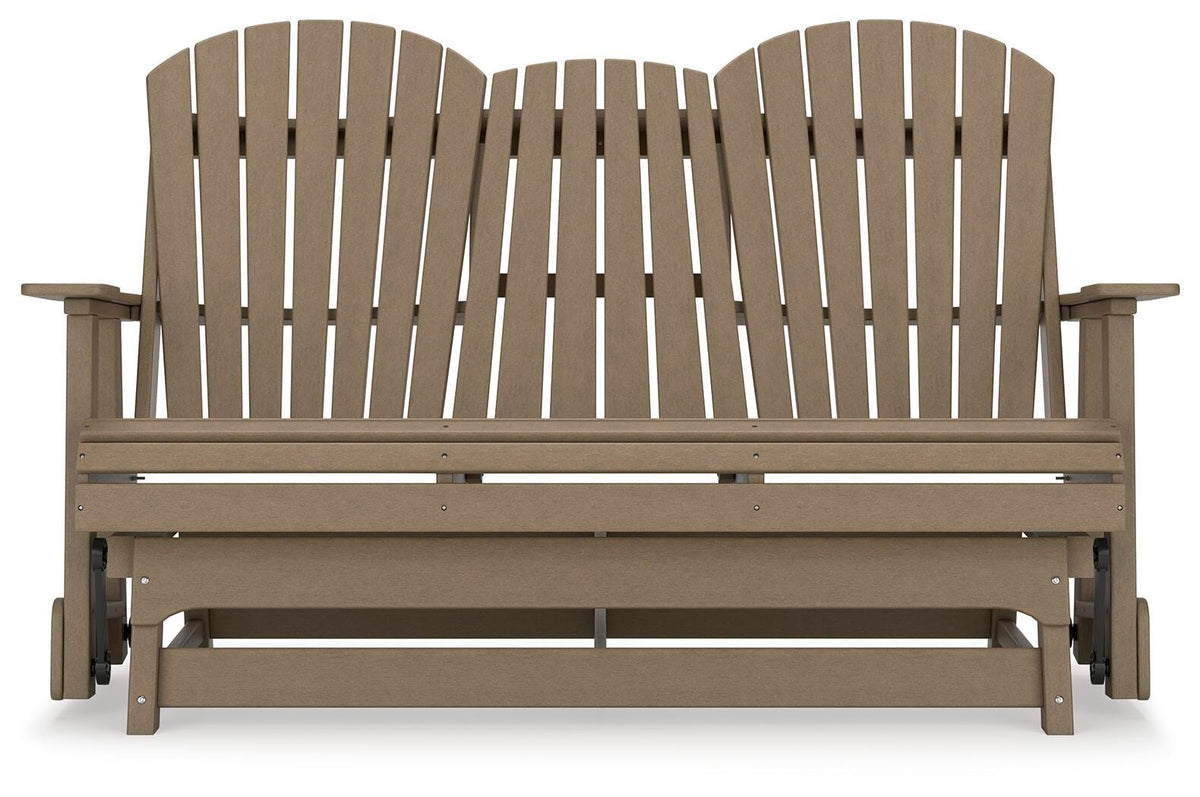 Hyland Wave Outdoor Glider Loveseat (P114-SI)