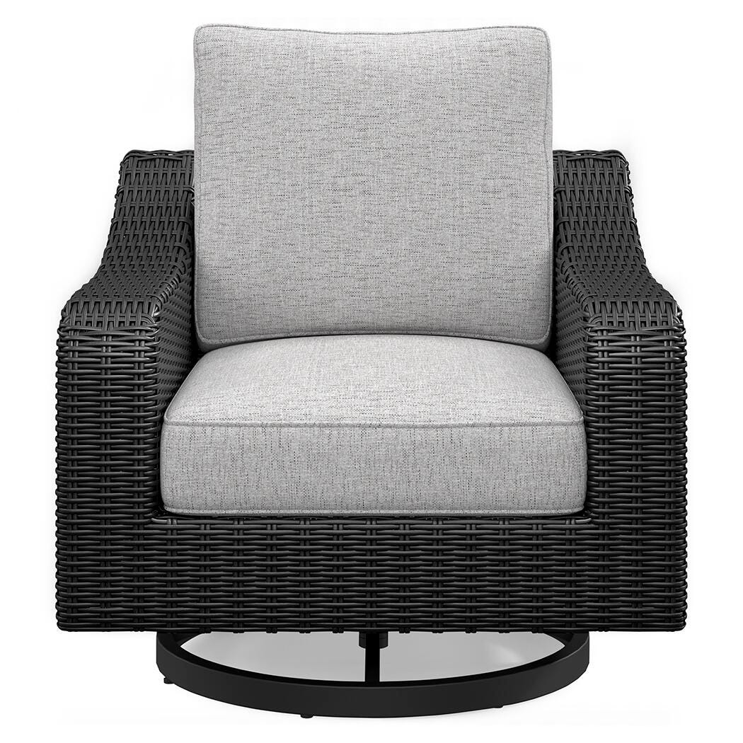Beachcroft Outdoor Swivel Lounge with Cushion (P792-SI) - Image 3