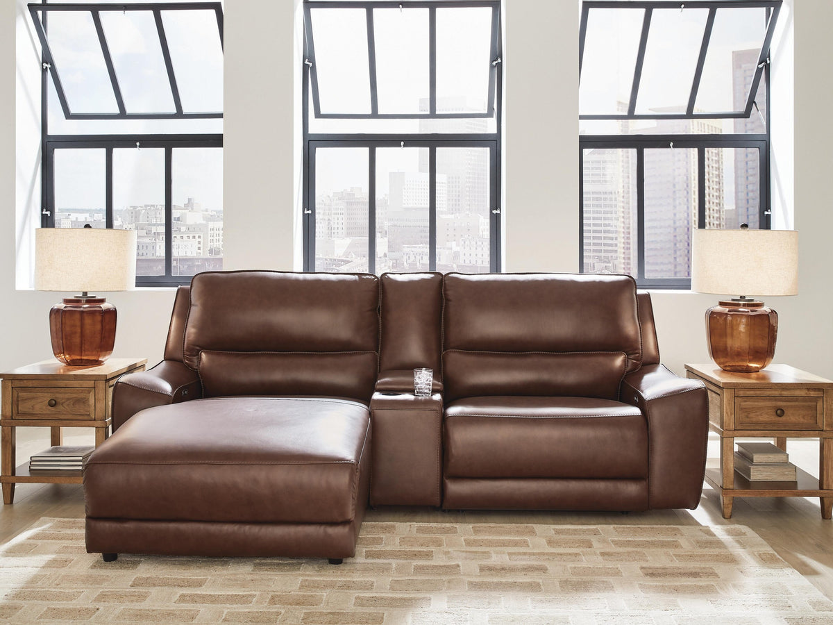 DeepWakes 3-Piece Power Reclining Sectional with Chaise (PCU62607-SI) - Image 2