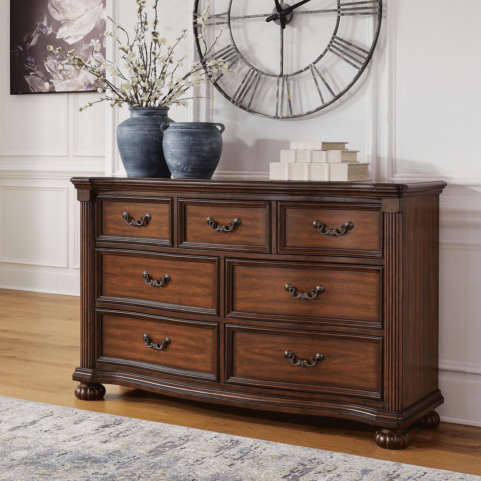 Lavinton Dresser - Brown  (B764-SI) - Image 6