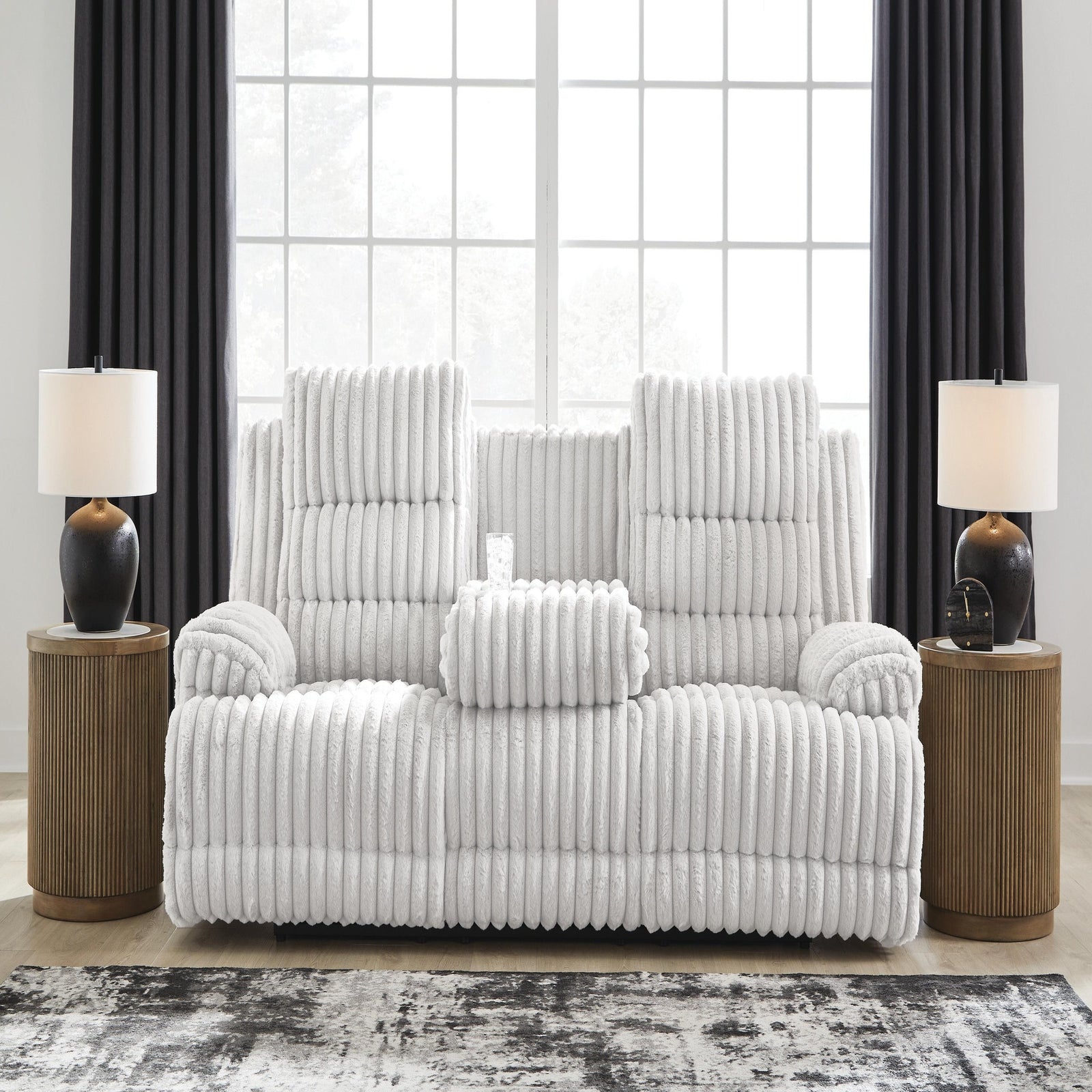 Rhines Falls Power Reclining Sofa with Drop Down Table (PC42804-SI) - Image 6