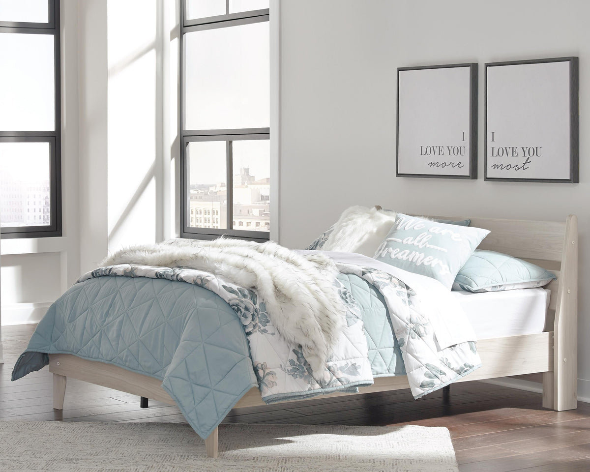 Socalle Panel Platform Bed (Youth) - Natural  (EB1864-SI) - Image 2