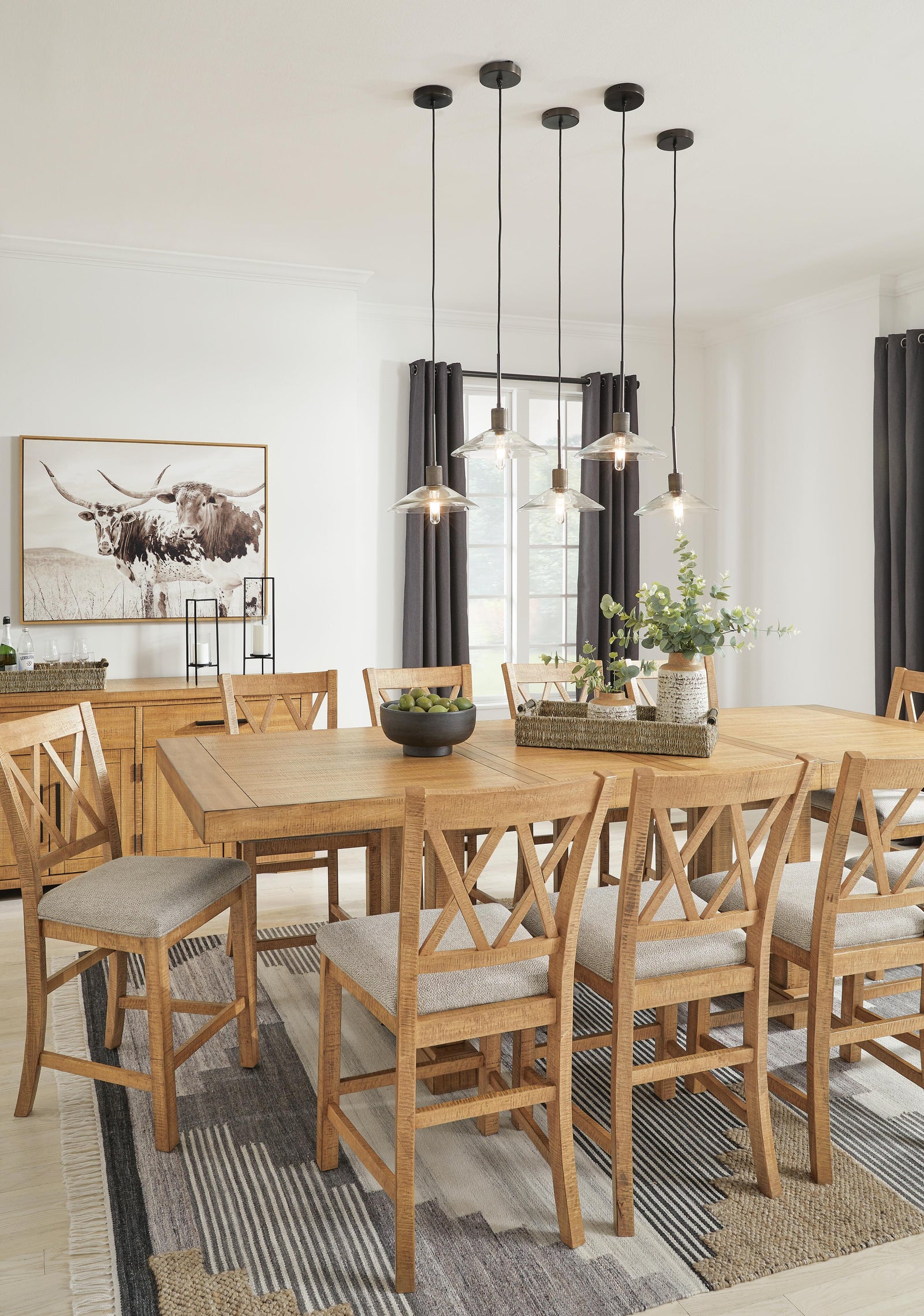 Havonplane Counter Height Dining Extension Table (D773-SI) - Image 11
