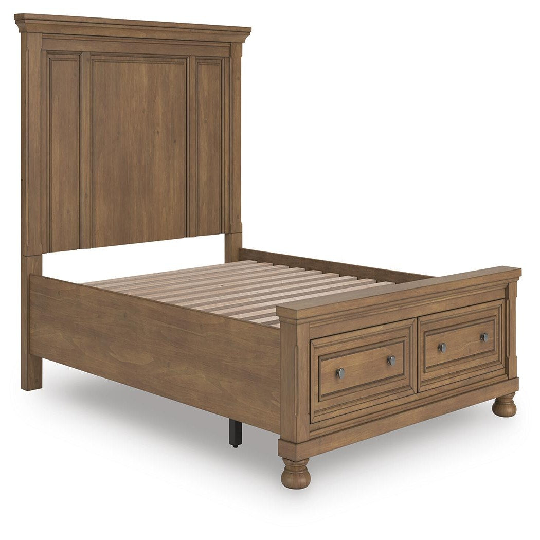 Feddinger Queen Panel Storage Bed (PCB779-SI) - Image 4