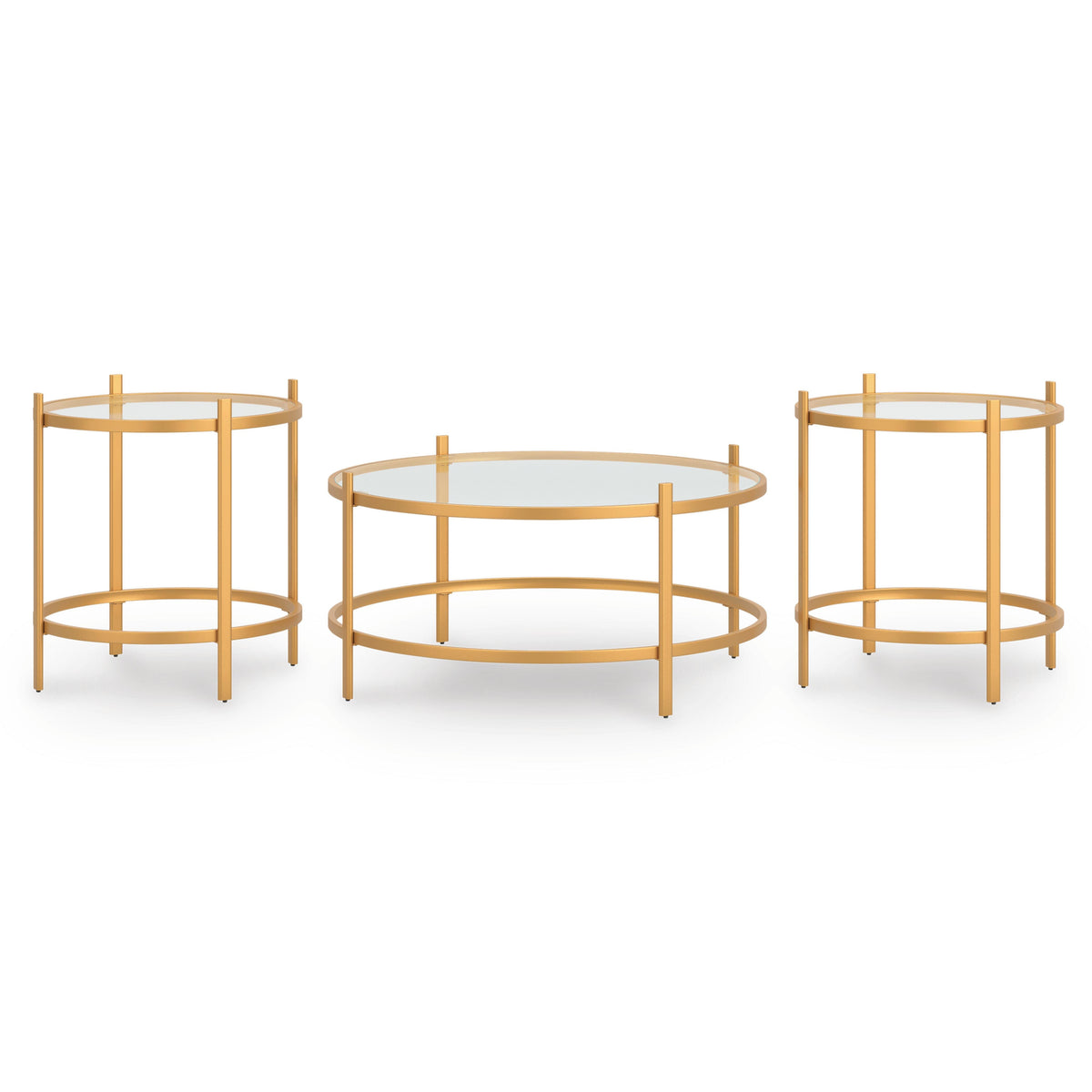 Pearlox Table (Set of 3) - Gold  (T173-SI) - Image 3