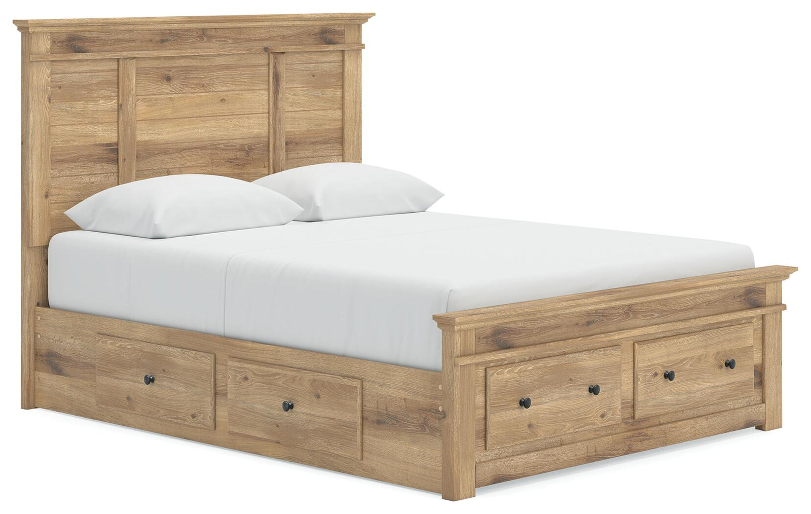 Makidern Queen Panel Storage Bed (PCB1170-SI)