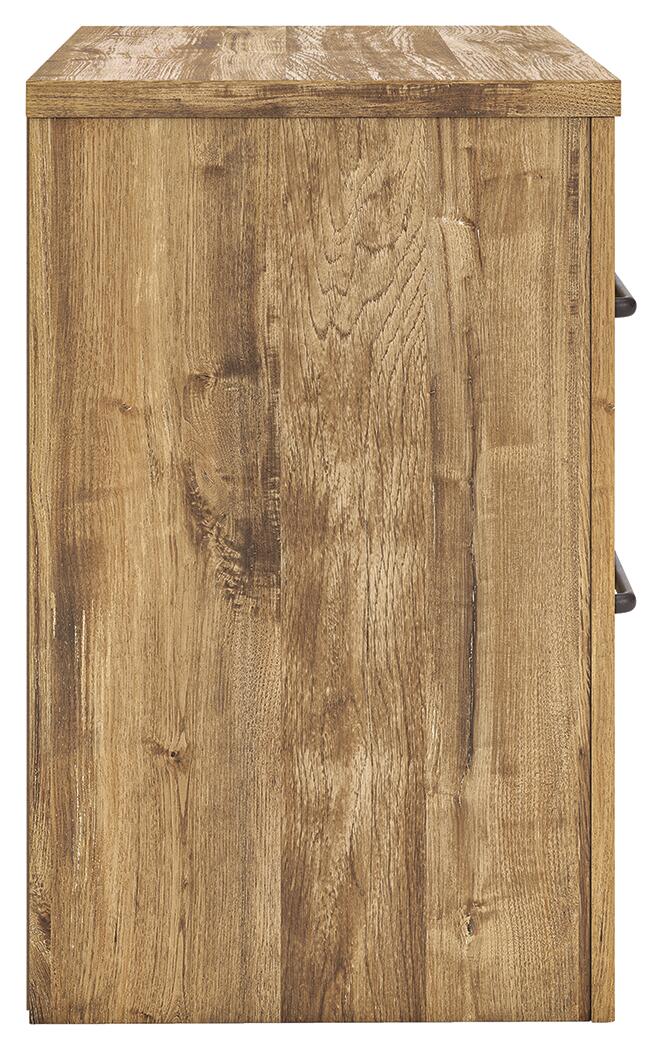Maystonna King Crossbuck Panel Bed, Dresser, Mirror and Nightstand (PCB1580-SI) - Image 19