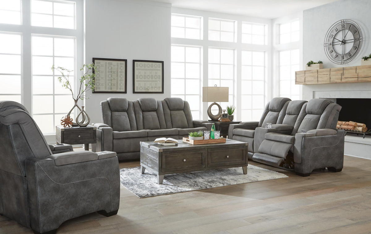 Next-Gen Durapella Power Reclining Sofa, Loveseat and Recliner (22004-SI) - Image 2