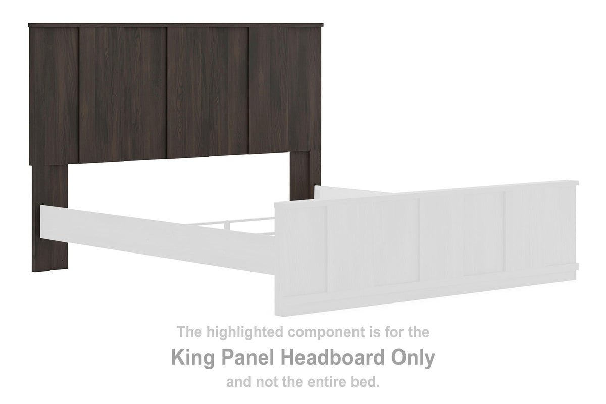 Shaehartin King Panel Headboard (PCB3167-SI) - Image 8