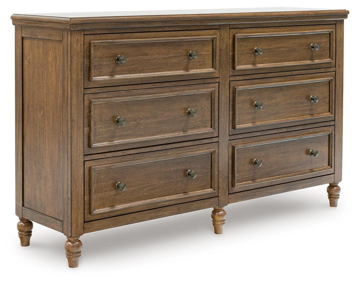 Sturlayne Upholstered Panel Bed, Dresser and 2 Nightstands (B787-SI) - Image 3