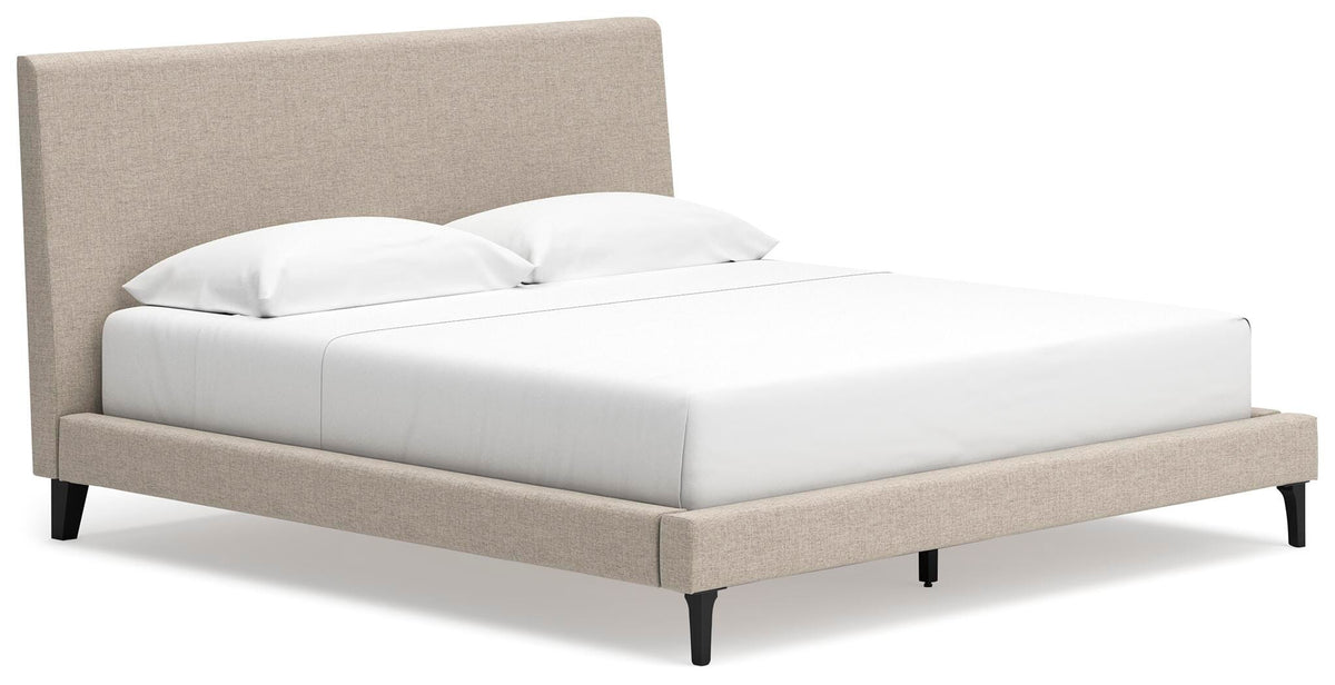 Cielden Upholstered Bed with Roll Slats - Soft Gray  (B1199-SI) - Image 22