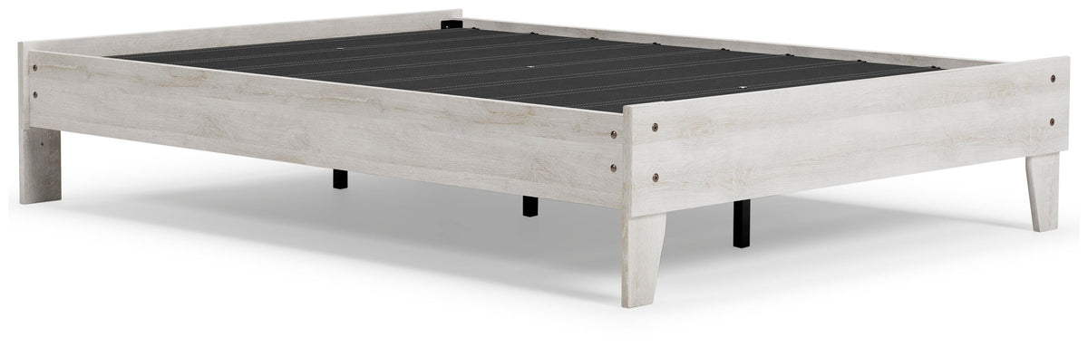 Shawburn Platform Bed - Whitewash  (EB4121-SI) - Image 13