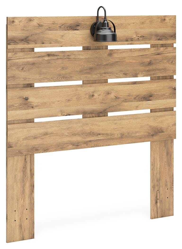Larstin Panel Headboard - Tan Brown  (EB2712-SI) - Image 3