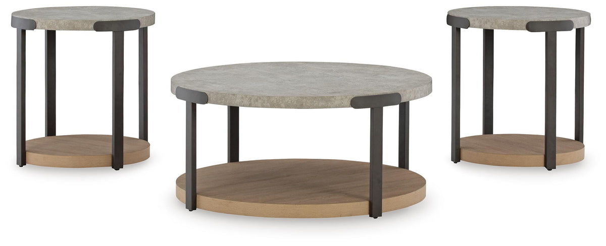 Darthurst Table (Set of 3) - Light Brown  (T383-SI) - Image 2