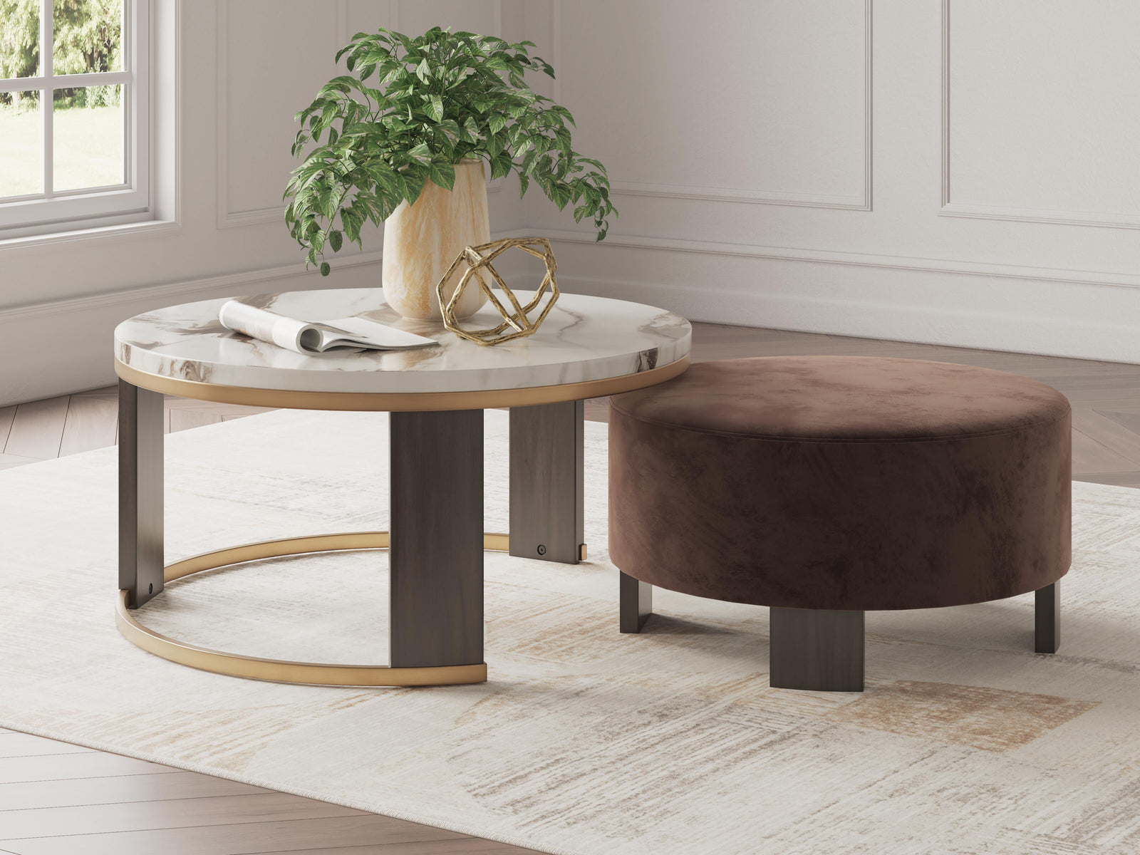Jazmore Coffee Table and 2 Ends - Multi  (T671-SI) - Image 11