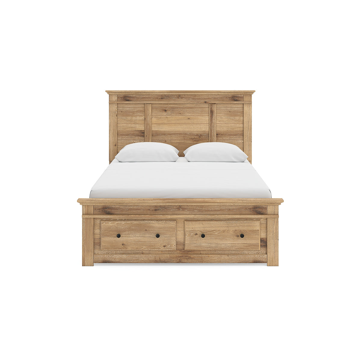 Makidern Queen Panel Storage Bed, Dresser and Mirror (PCB1170-SI) - Image 9