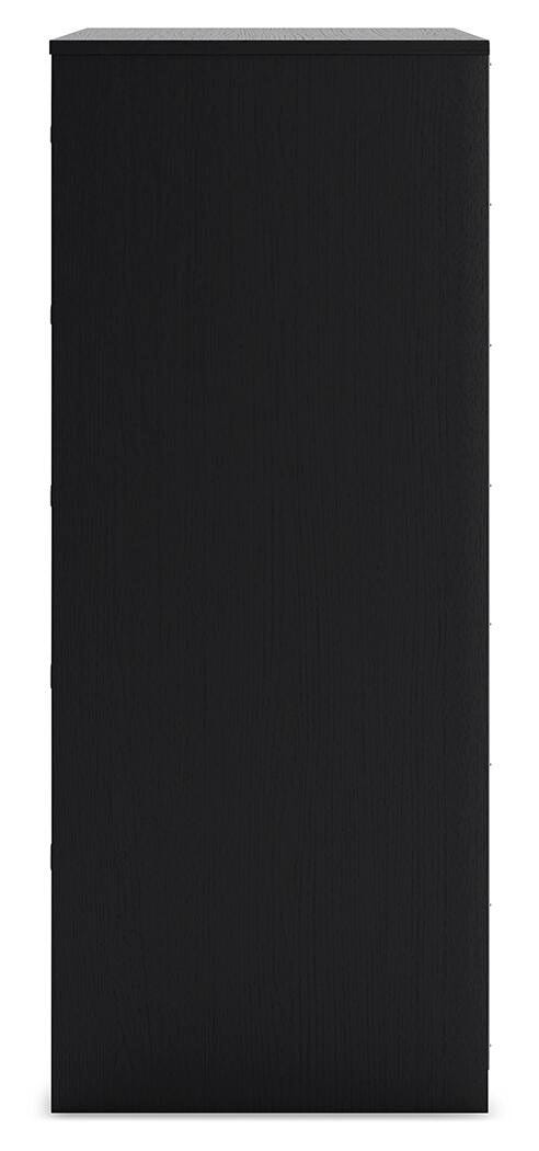 Finch Chest of Drawers - Black  (EB3392-SI) - Image 7