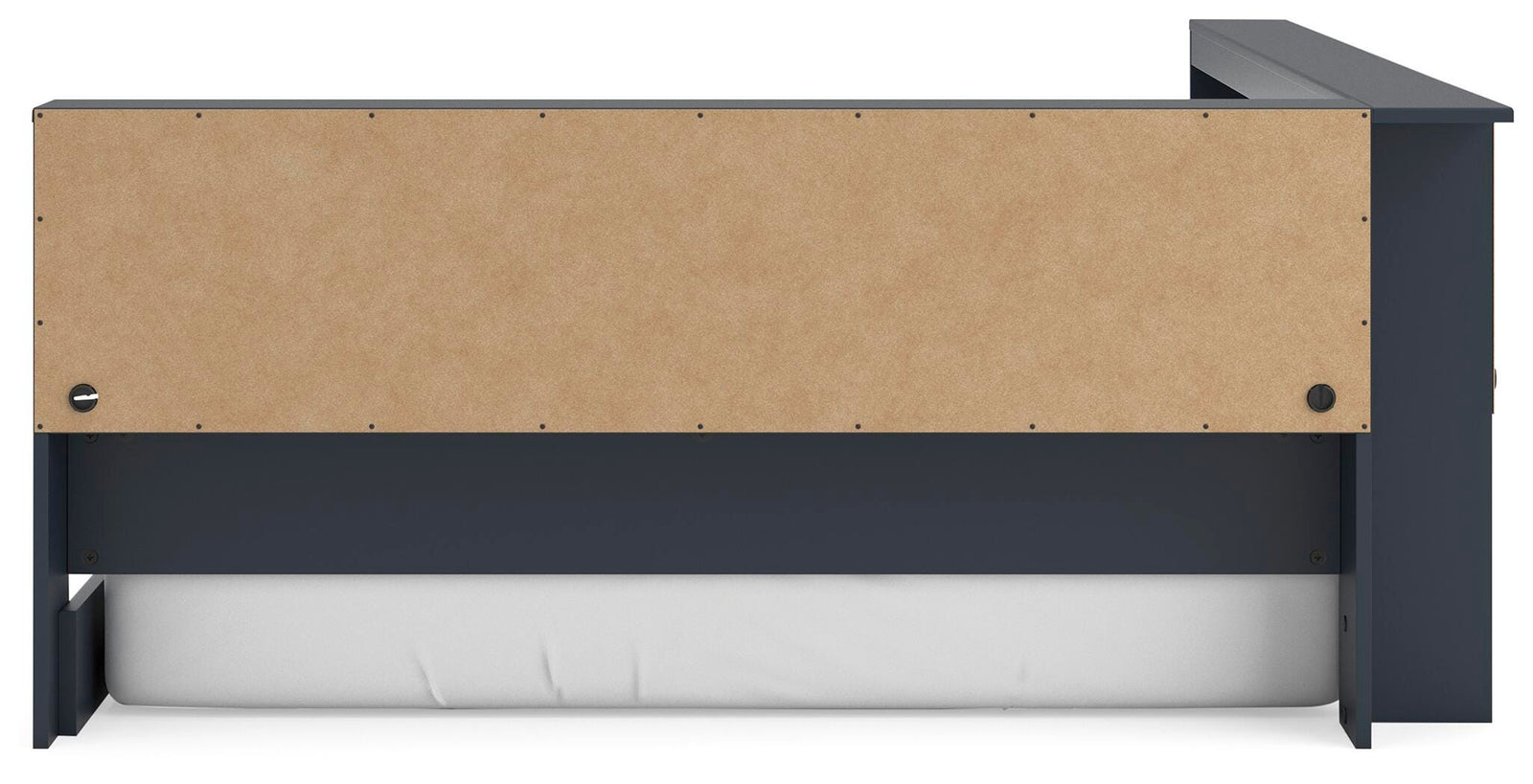 Simmenfort Bookcase Storage Bed (Youth) - Navy Blue  (EB1528-SI) - Image 5