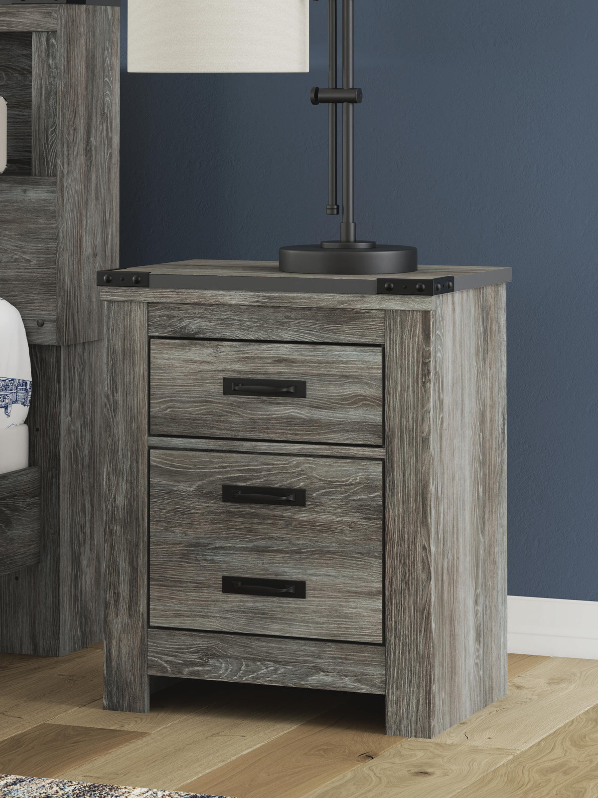 Frandern Panel Bed, Dresser, Mirror, Chest and 2 Nightstands (B4480-SI) - Image 33