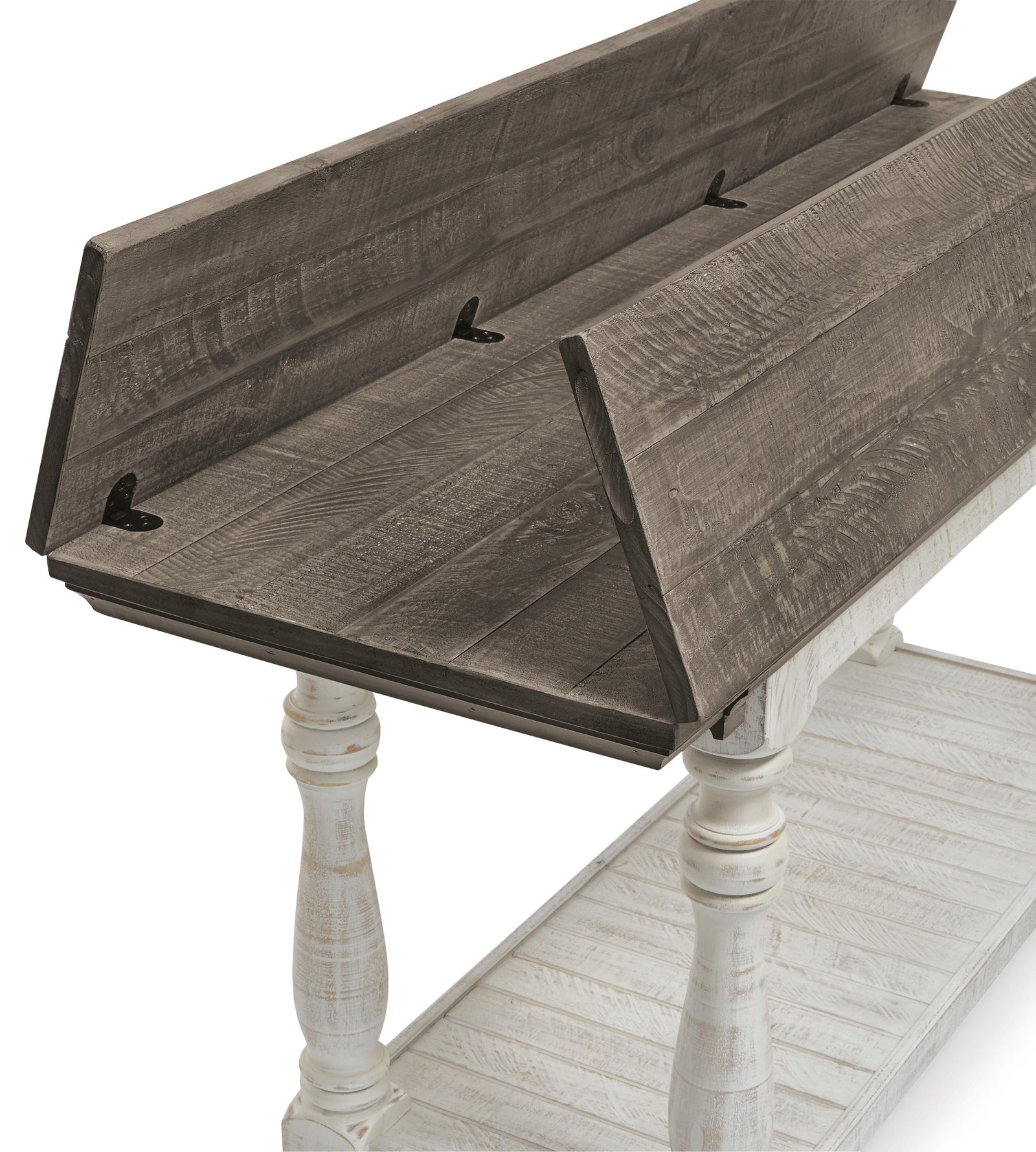 Havalance Sofa/Console Table - Gray/White  (T814-SI) - Image 8