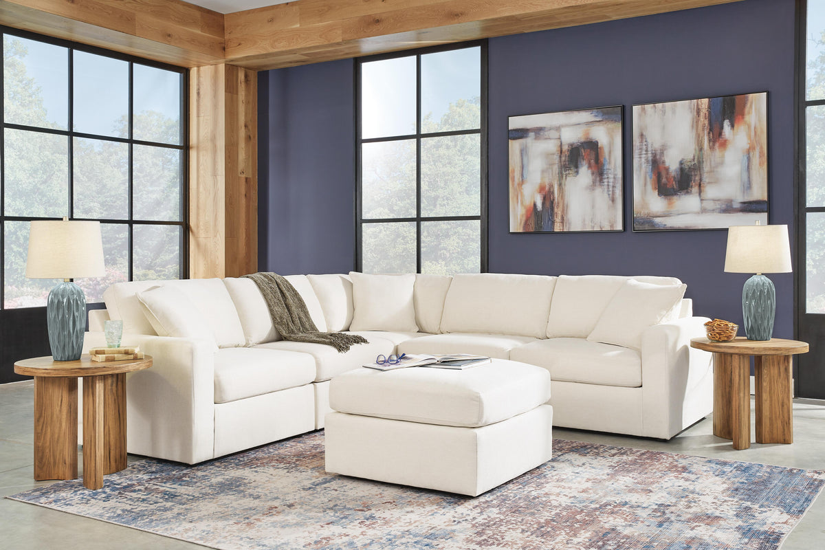 Modmax 5-Piece Sectional and Ottoman (92103-SI) - Image 7