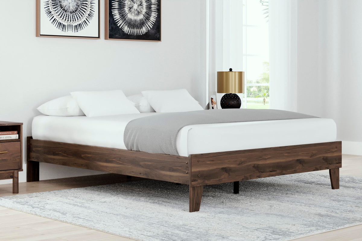 Calverson Platform Bed - Mocha  (EB3660-SI) - Image 13