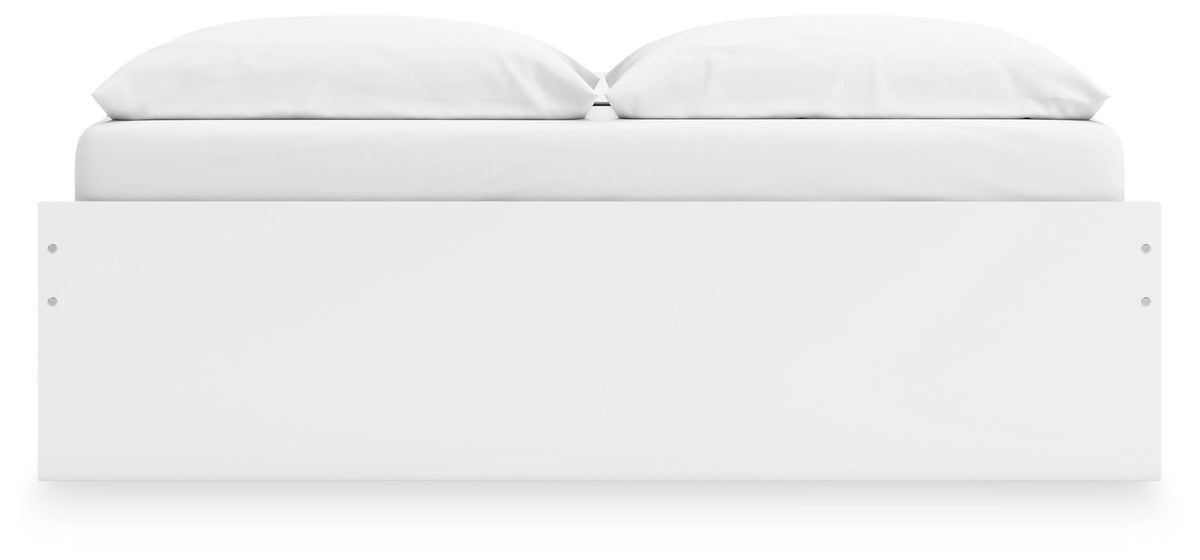 Onita Platform Bed with 2 Side Storage - White  (EB9630-SI) - Image 8