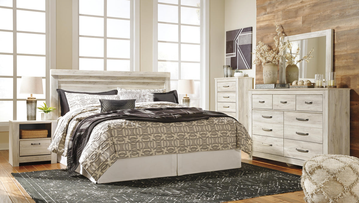 Bellaby Panel Headboard - Whitewash  (B331-SI) - Image 12