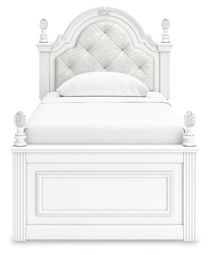 Kozlani Twin Upholstered Panel Storage Bed (PCB1819-SI) - Image 4