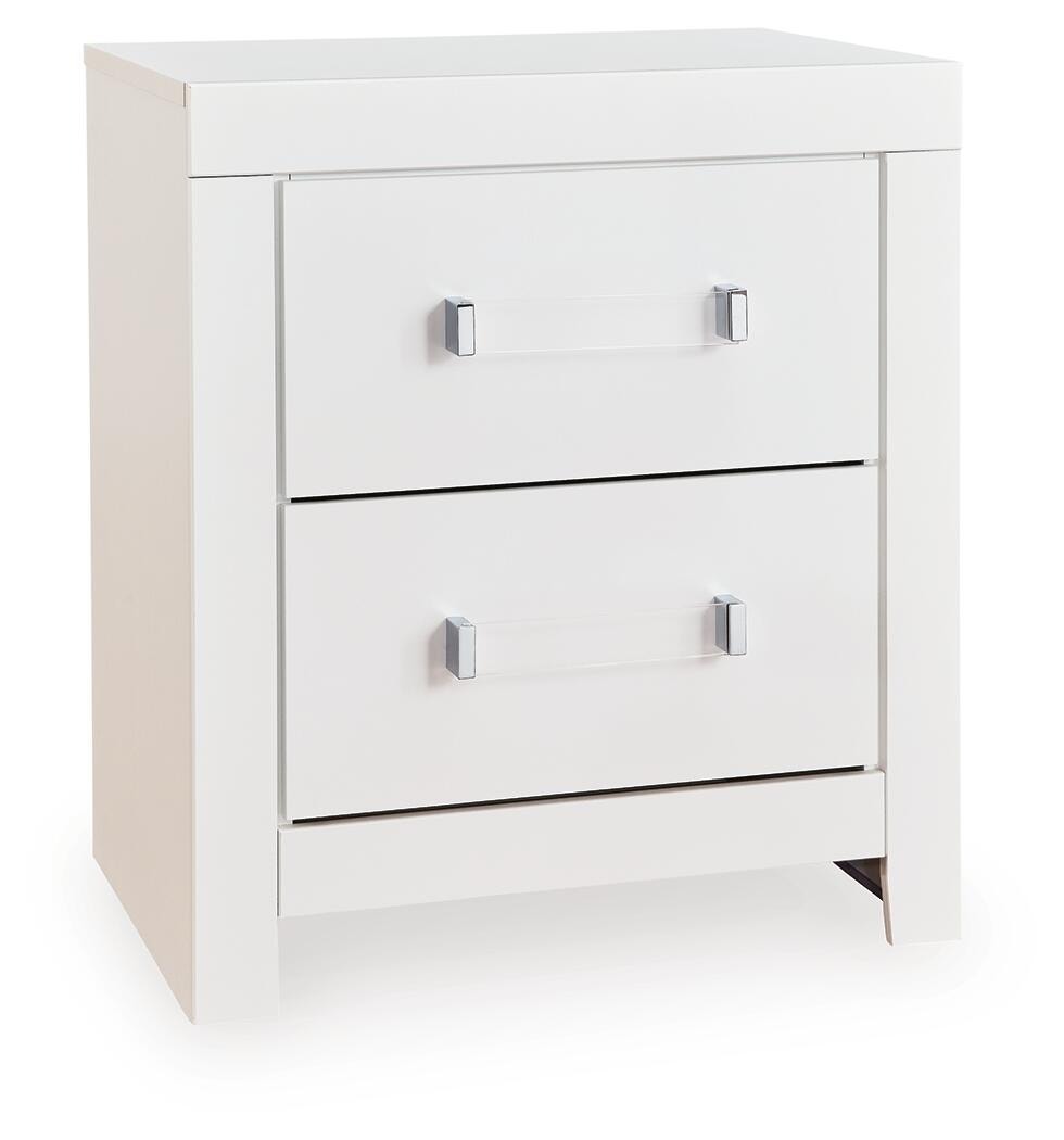 Maeling Queen Upholstered Panel Bed, Dresser, Mirror and Nightstand (PCB1119-SI) - Image 9